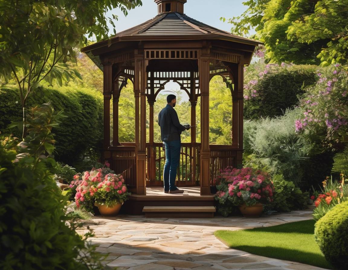 Jak obliczyć ile farby potrzeba do odmalowania drewnianej altany ogrodowej?